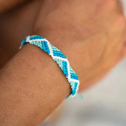 4Ocean Riptide Bracelet-Accessories - Jewelry-4Ocean-Mint Glow-Appalachian Outfitters