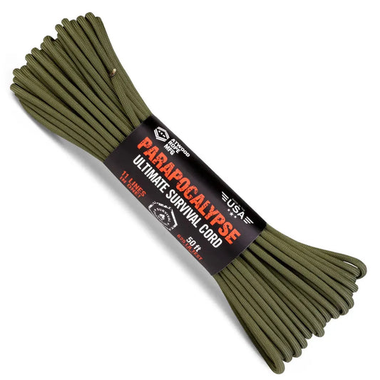 Atwood Rope Parapocalypse Ultimate Survival Cord - 625 LB - 4MM-Camping - Accessories - Rope and Cordage-Atwood Rope-Green-50ft-Appalachian Outfitters