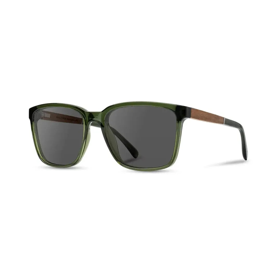 Camp Eyewear Crag-Accessories - Eyewear - Sunglasses-Camp Eyewear-Fern // Walnut-HD Plus Polarized Grey-Appalachian Outfitters
