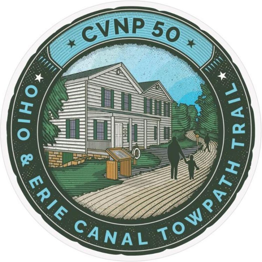 Conservancy for CVNP Towpath 50th Anniversary Collectible Stickers-Accessories - Novelty - Stickers-Conservancy for CVNP-Appalachian Outfitters