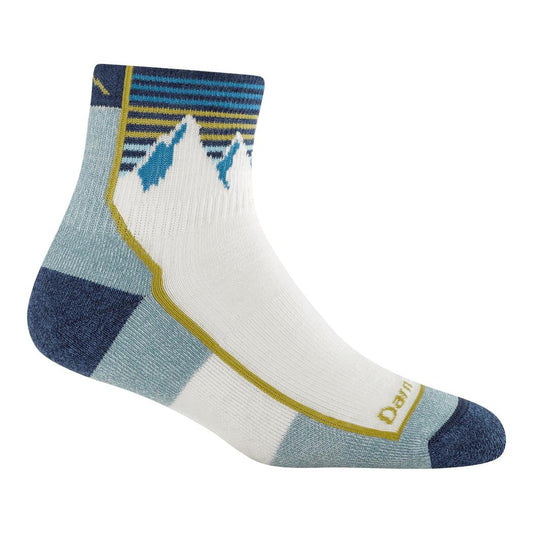 Darn Tough Hiker 1/4 Midweight with Cushion-Accessories - Socks - Unisex-Darn Tough-Mountian White-S-Appalachian Outfitters