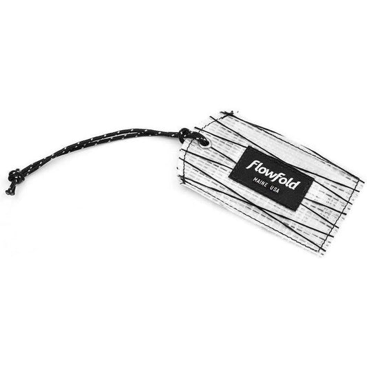 Flowfold Recycled Sailcloth Luggage Tags-Accessories - Bags-Flowfold-White-Appalachian Outfitters