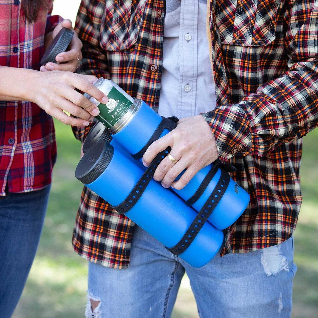 6 Can Cooler Stack-Camping - Hydration-GSI Outdoors-Blue Aster-Appalachian Outfitters