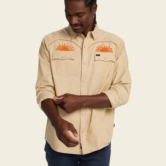 Howler Brothers Men's Crosscut Deluxe Longsleeve-Men's - Clothing - Tops-Howler Brothers-Appalachian Outfitters