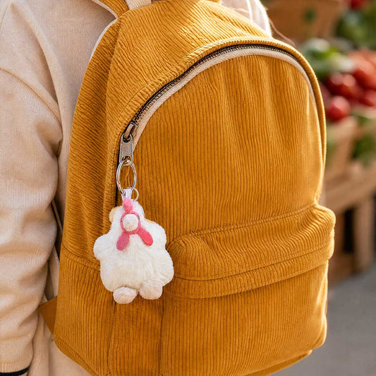 Warmies Chicken Keyring-Accessories - Novelty - Stuffed Animals-Intelex-Appalachian Outfitters