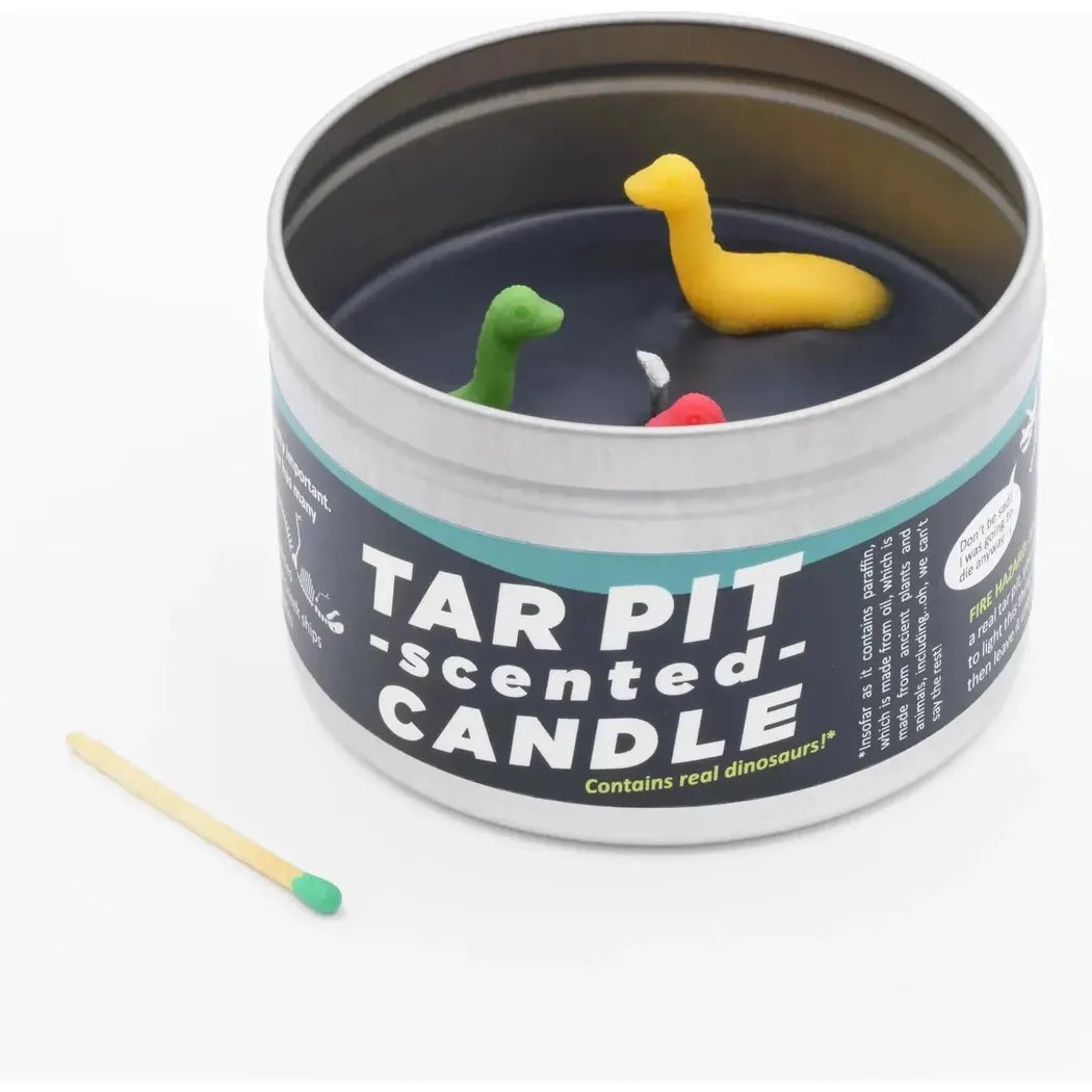 JD and Kate Industries Tar Pit Scented Candle-Accessories - Novelty - Decor-JD and Kate Industries-Appalachian Outfitters