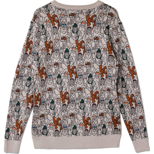 Back view of the Kavu Men's Highline in Deer Me showing the all-over cartoon print against a plain background.