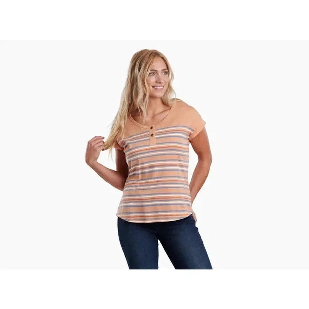 Kuhl Women's Solstice Short Sleeve-Women's - Clothing - Tops-Kuhl-Sandstone-S-Appalachian Outfitters