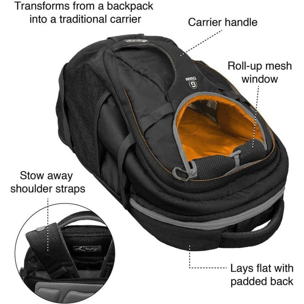 Kurgo G-train K9 Pack Black Outdoor Dogs