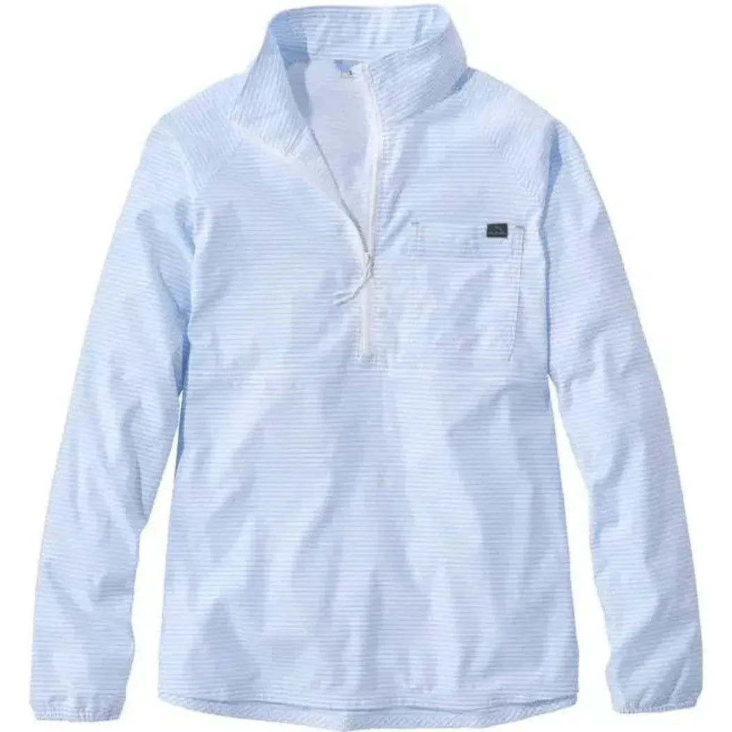 L.L.Bean Women's Everyday SunSmart Woven Shirt, Quarter-Zip Pullover Colorblock-Women's - Clothing - Tops-L.L.Bean-Appalachian Outfitters