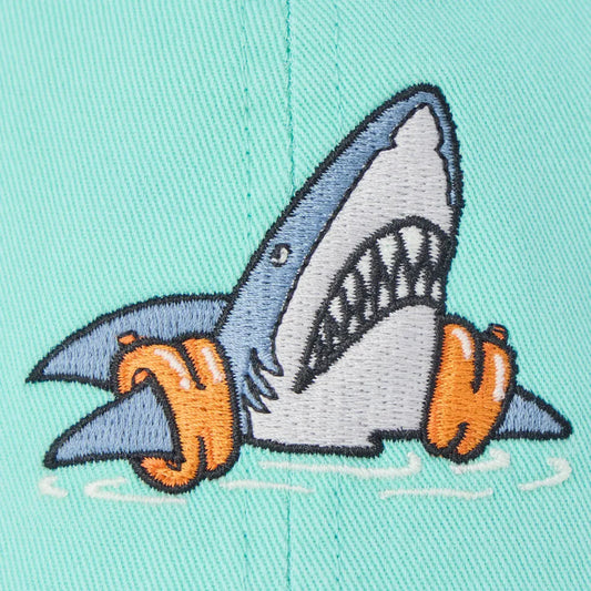 Life is Good Kids Shark Floaty Swim Kids Chill Cap-Accessories - Hats - Kids-Life is Good-Appalachian Outfitters