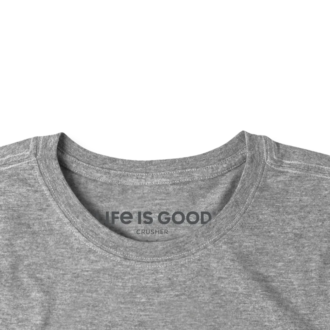 Life is Good Men's Beer Can Short Sleevecrusher-lite-Men's - Clothing - Tops-Life is Good-Appalachian Outfitters