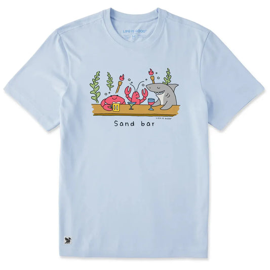 Life is Good Men's Sand Bar Short Sleeve Crusher Tee-Men's - Clothing - Tops-Life is Good-Appalachian Outfitters