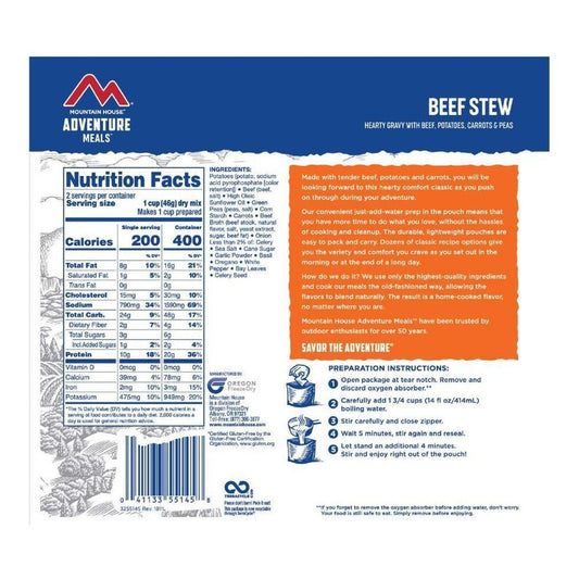 Mountain House-Beef Stew-Appalachian Outfitters