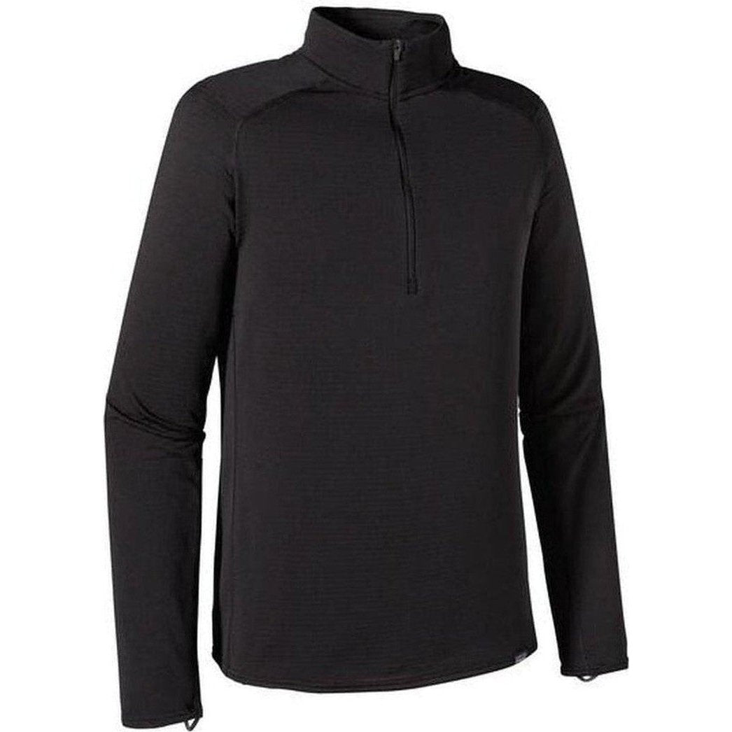 Patagonia Men's Capilene Midweight Zip-Neck-Men's - Clothing - Baselayer-Black-S-Appalachian Outfitters