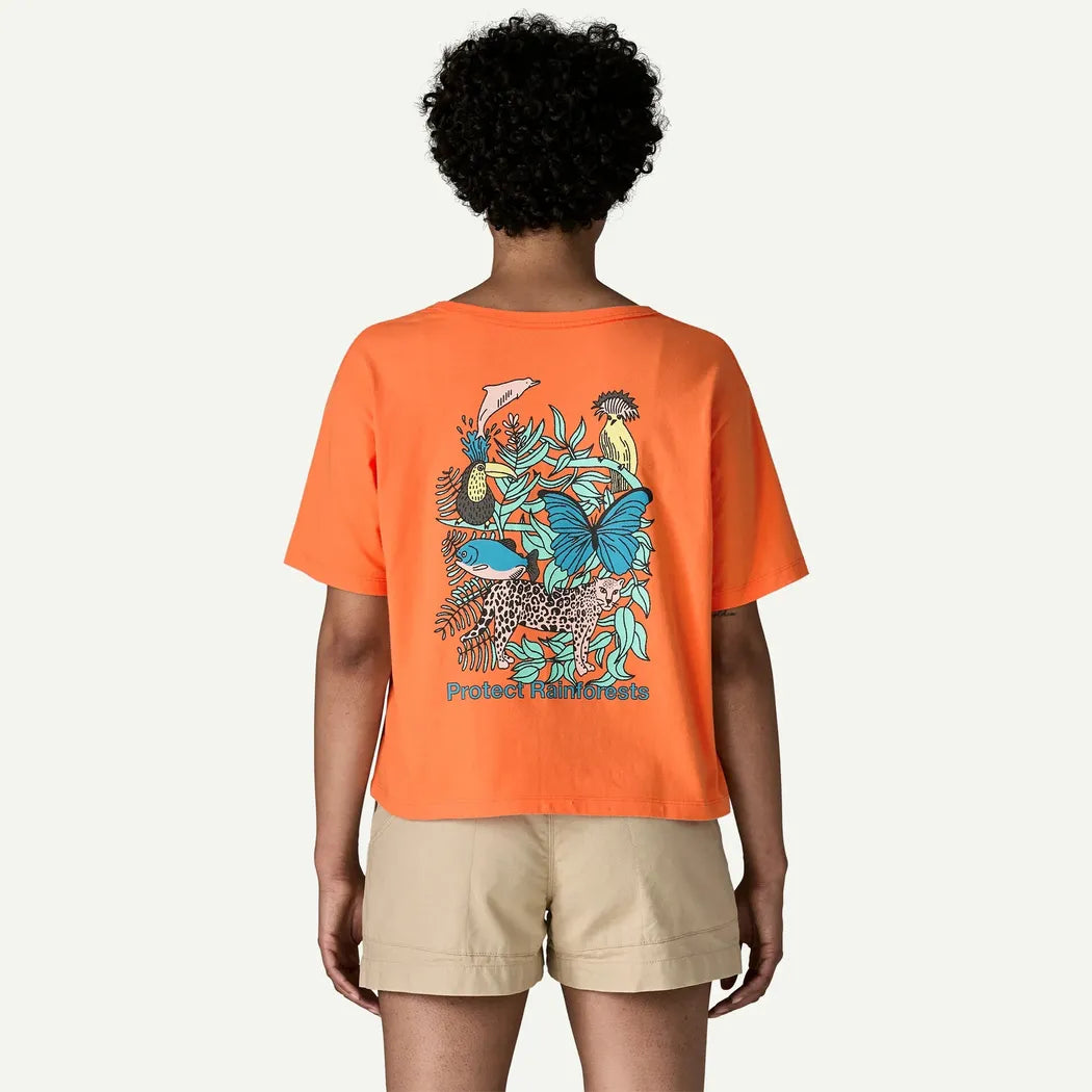 Patagonia Women's Protect Rainforests Easy Cut T-Shirt-Women's - Clothing - Tops-Patagonia-Appalachian Outfitters