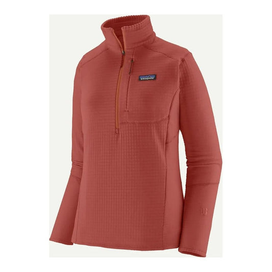 Patagonia Women's R1 P/O-Women's - Clothing - Tops-Potters Red-S-Appalachian Outfitters