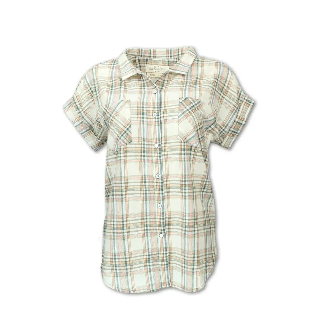 Purnell Women's Drop Shoulder Stripe-Women's - Clothing - Tops-Purnell-Olive-S-Appalachian Outfitters