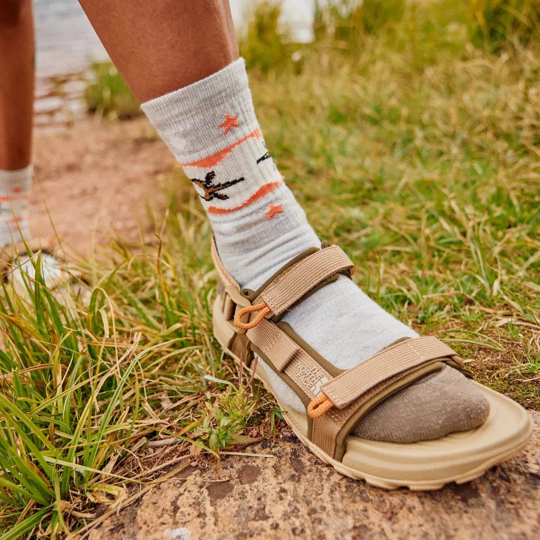 Smartwool Women's Hike Light Cushion Otter Float Crew Socks-Accessories - Socks - Women's-Smartwool-Appalachian Outfitters