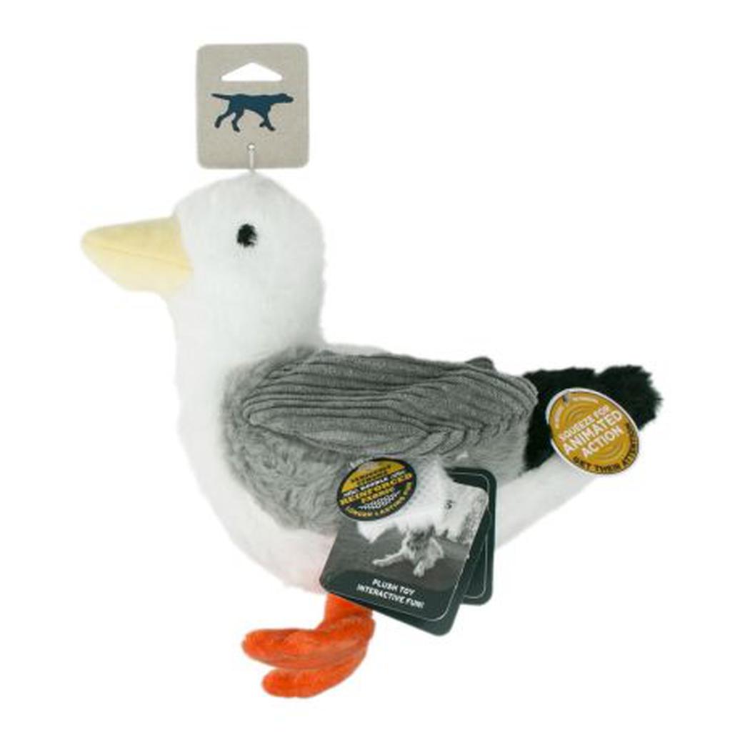 Tall Tails Plush Seagull Animated Wing Toy - 9"-Pets - Toys-Tall Tails-Appalachian Outfitters