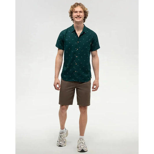 Tentree Men's Mancos Shirt-Men's - Clothing - Tops-Tentree-Jasper Camper Pale Oak-M-Appalachian Outfitters