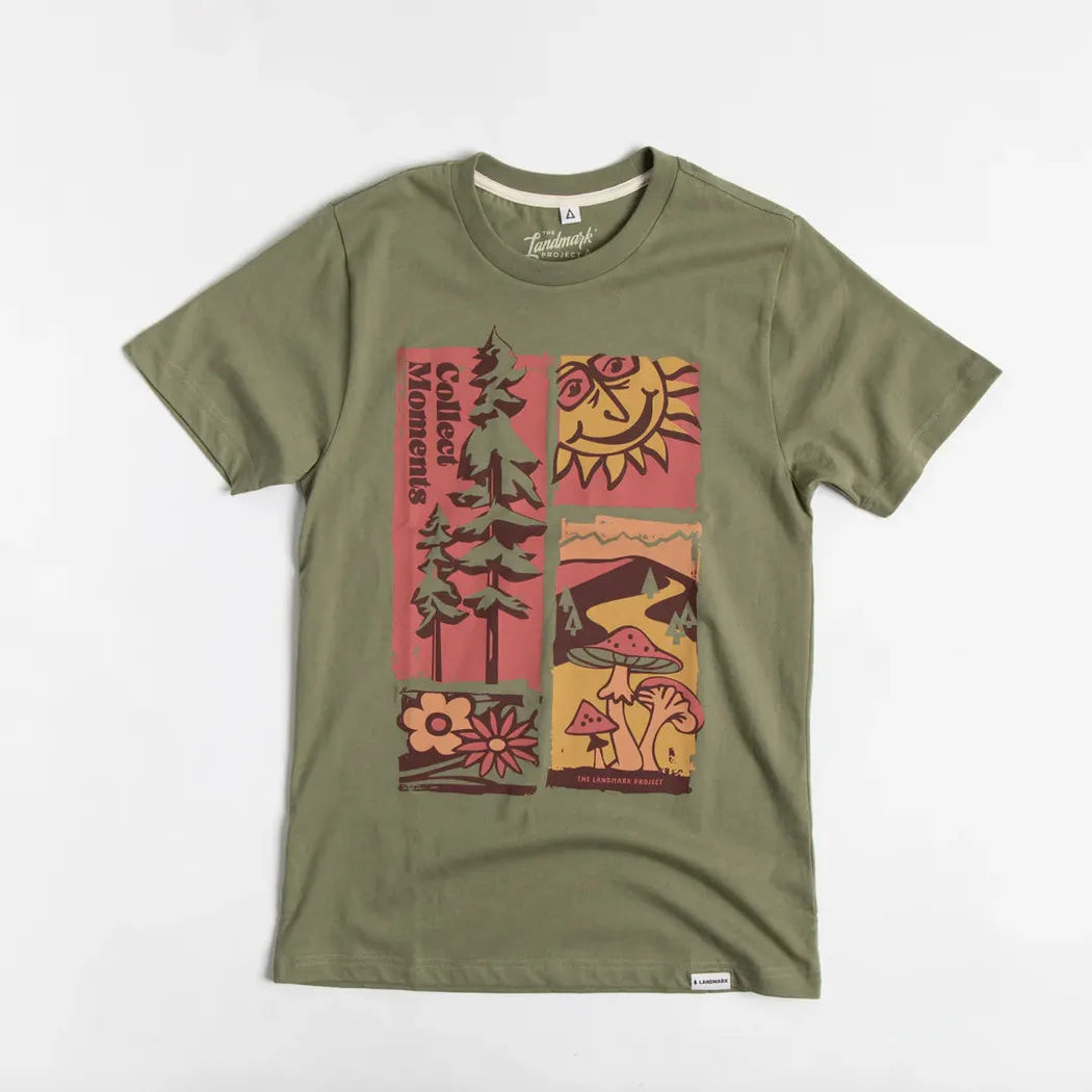 The Landmark Project Collect Moments Unisex Short Sleeve Tee-Unisex - Clothing - Tops-The Landmark Project-Appalachian Outfitters