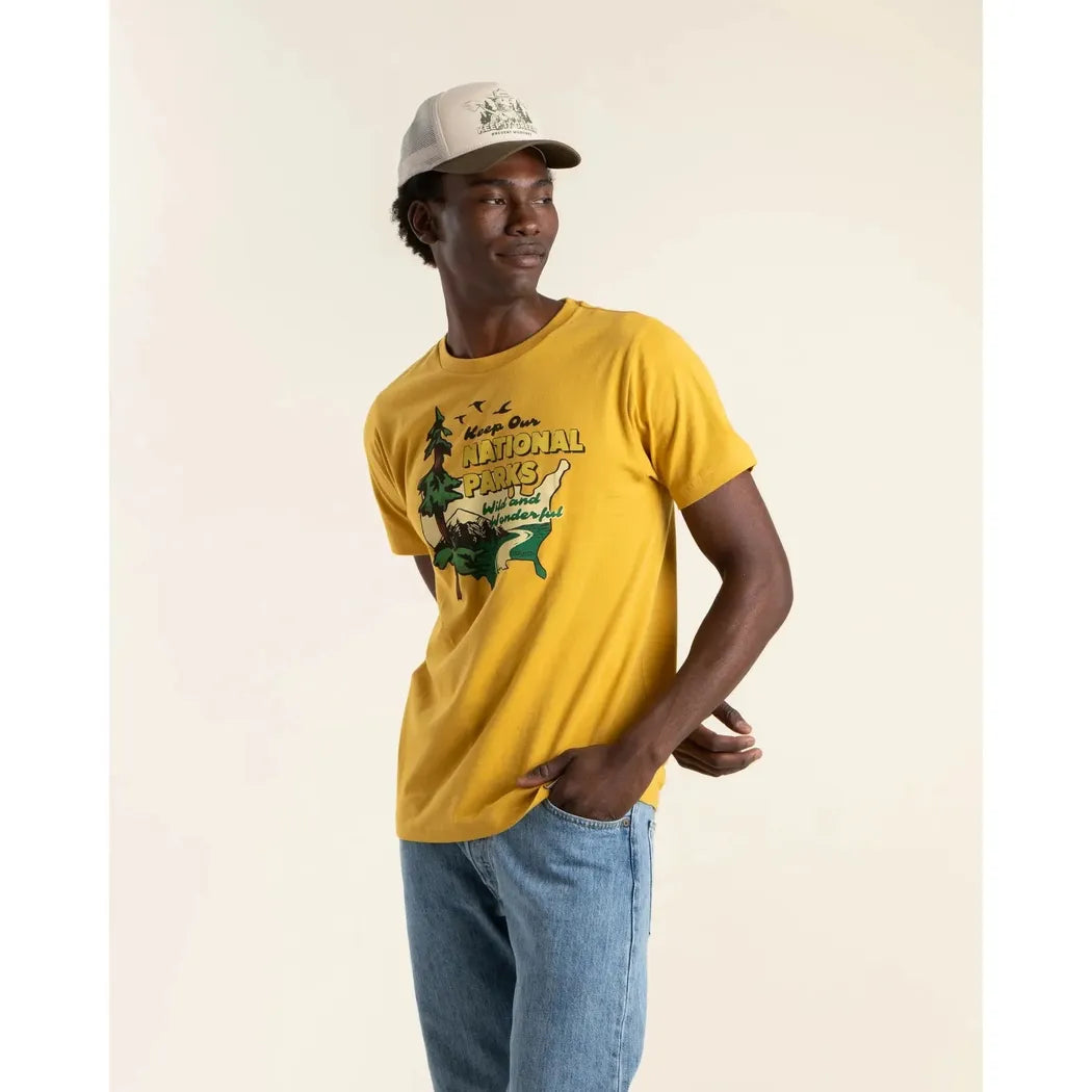 The Landmark Project Keep It Green 5-Panel Trucker Hat-Accessories - Hats - Unisex-The Landmark Project-Appalachian Outfitters