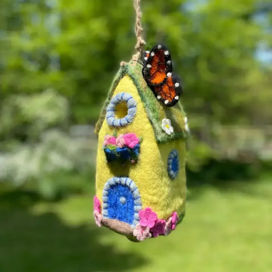 Wild Woolies Monarch Cottage Birdhouse-Accessories - Novelty - Decor-Wild Woolies-Appalachian Outfitters