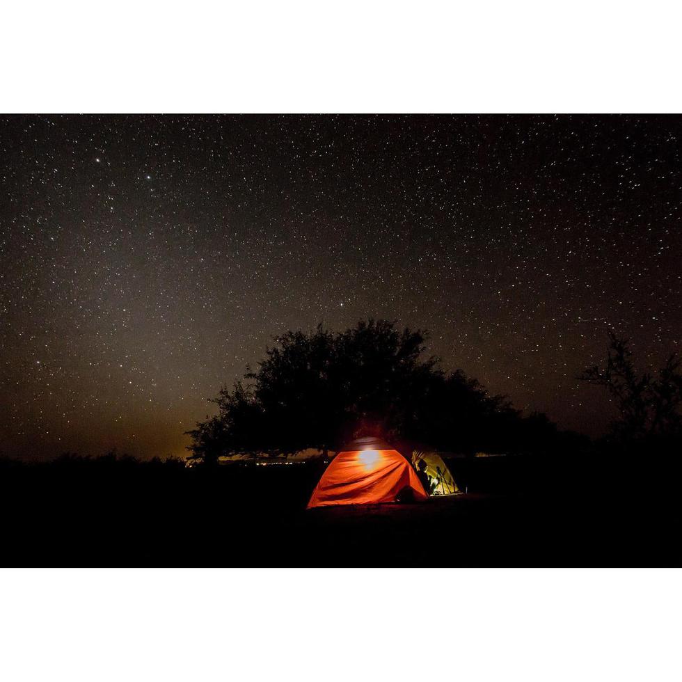 camping under the stars
