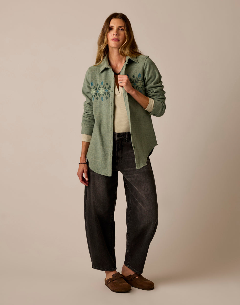 Carve Designs Fairbanks Supersoft Shirt: Laurel Motif product image
