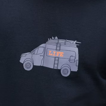 Prana Mens Van Life Journeyman SS Tee-SAMPLE