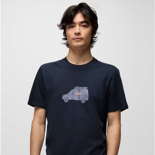 Prana Mens Van Life Journeyman SS Tee-SAMPLE
