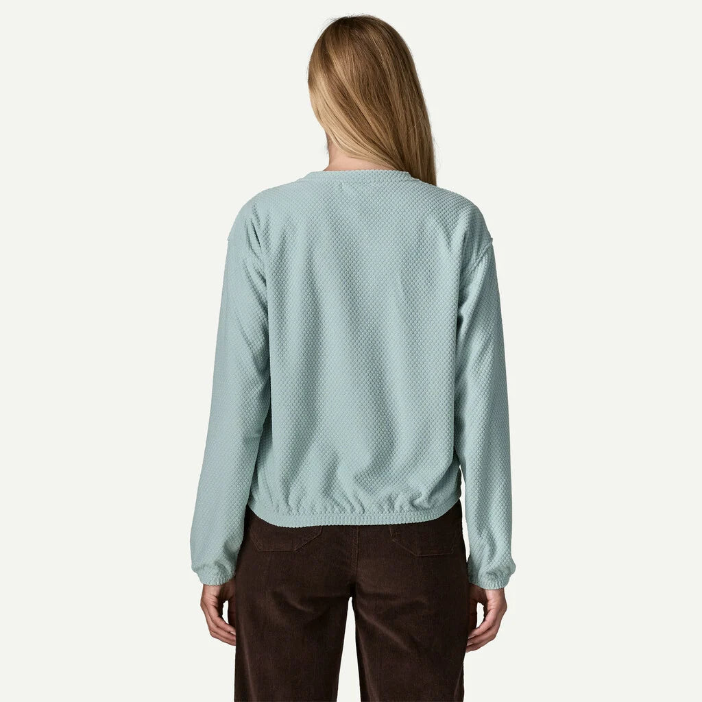 Patagonia Womens Textured Fleece Crewneck