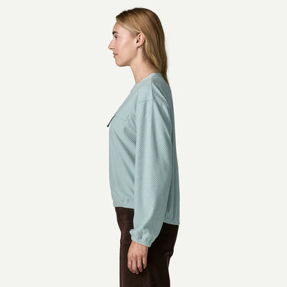 Patagonia Womens Textured Fleece Crewneck