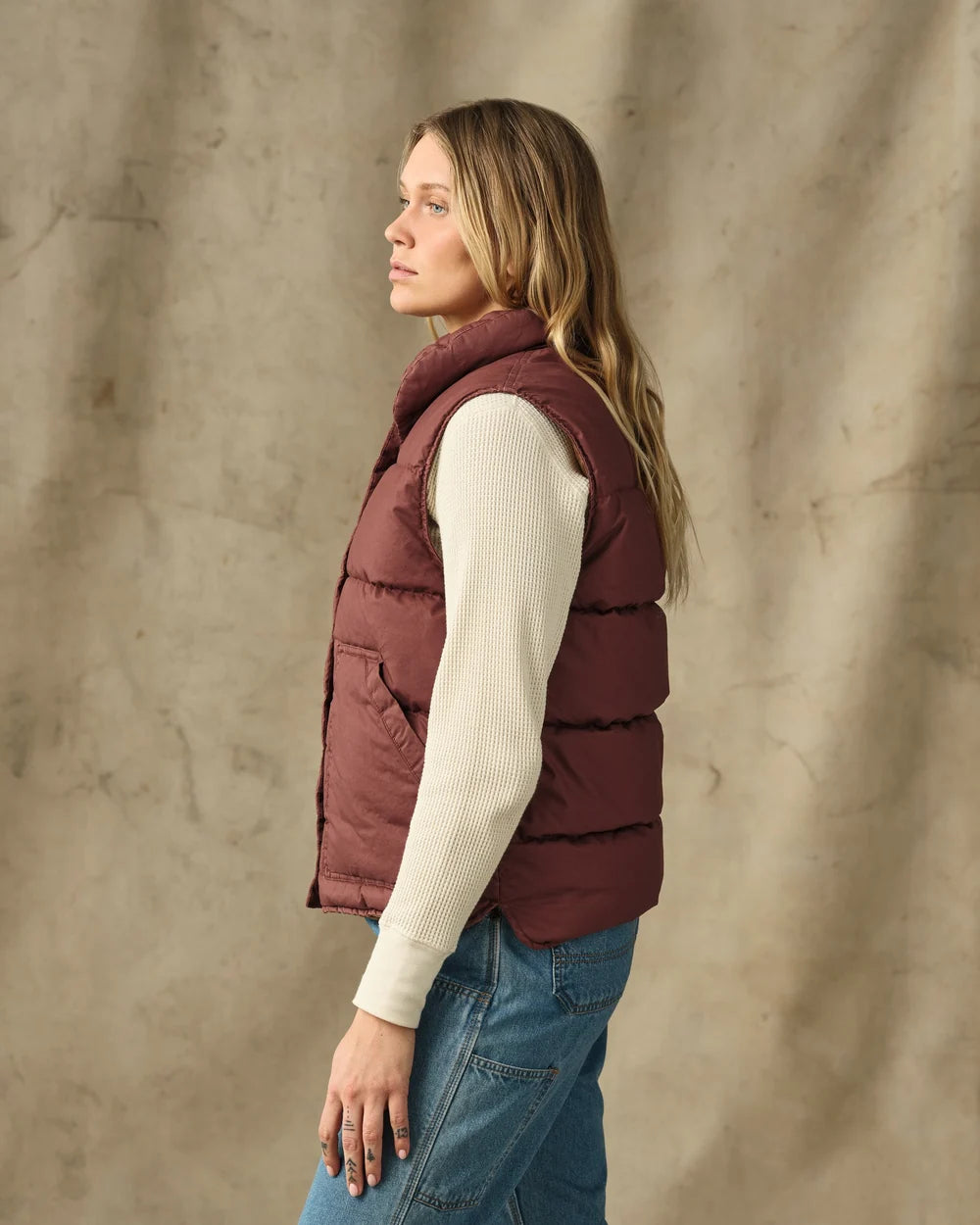 Filson Womens Hertage Cotton Down Vest
