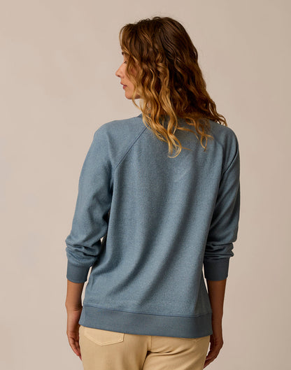 Carve Designs Alena Supersoft Top: Blue Mirage Heather product image