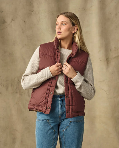 Filson Womens Hertage Cotton Down Vest
