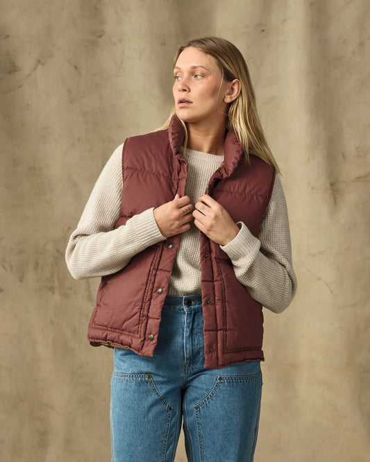 Filson Womens Hertage Cotton Down Vest