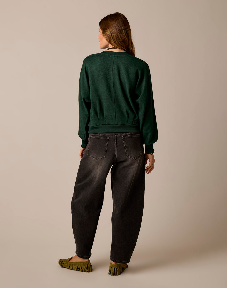 Carve Designs Anneke Supersoft Dolman: Dark Pine Heather product image