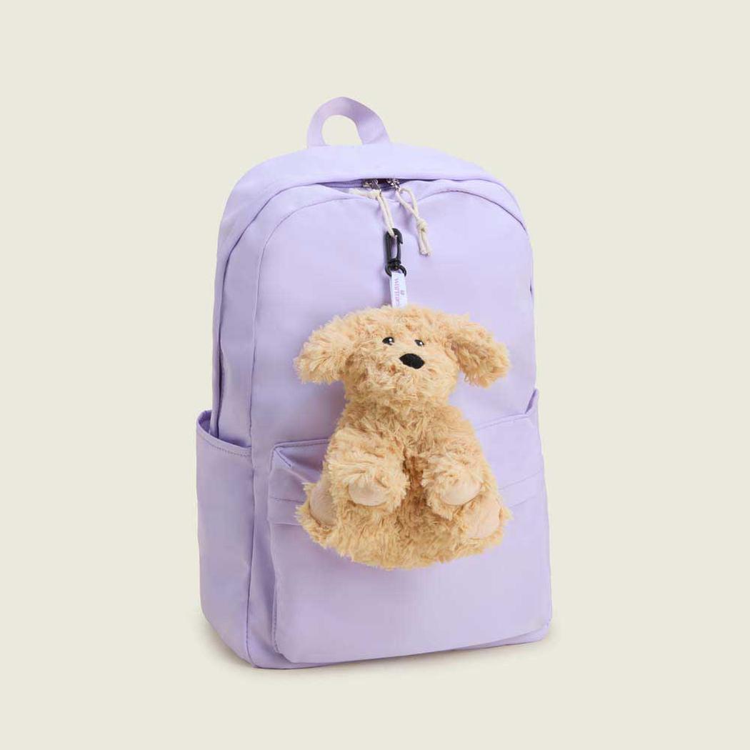 Warmies Curly Dog Bag Charm