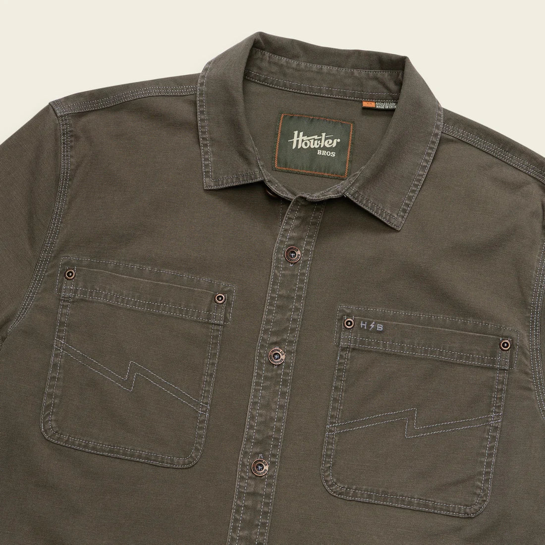 Howler Brothers Mens HB Trade Shirt Long Sleeve