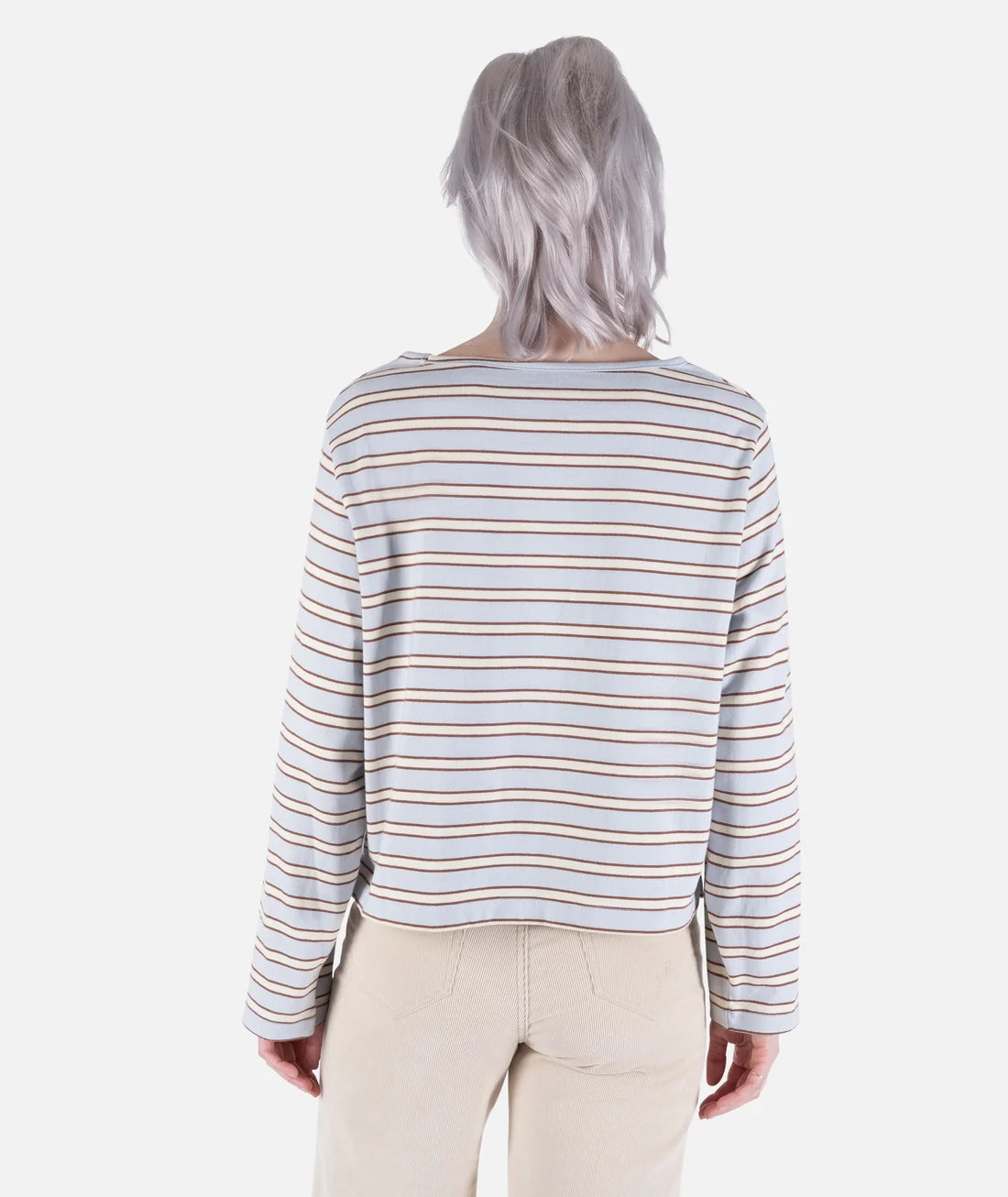 Jetty Womens Hollis Striped Heavyweight Long Sleeve