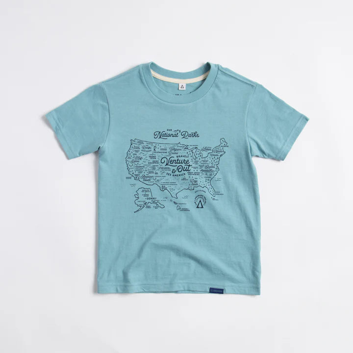 The Landmark Project NPS Map Youth Tee