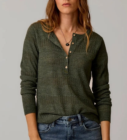 Carve Designs Women's Amara Pointelle Sweater