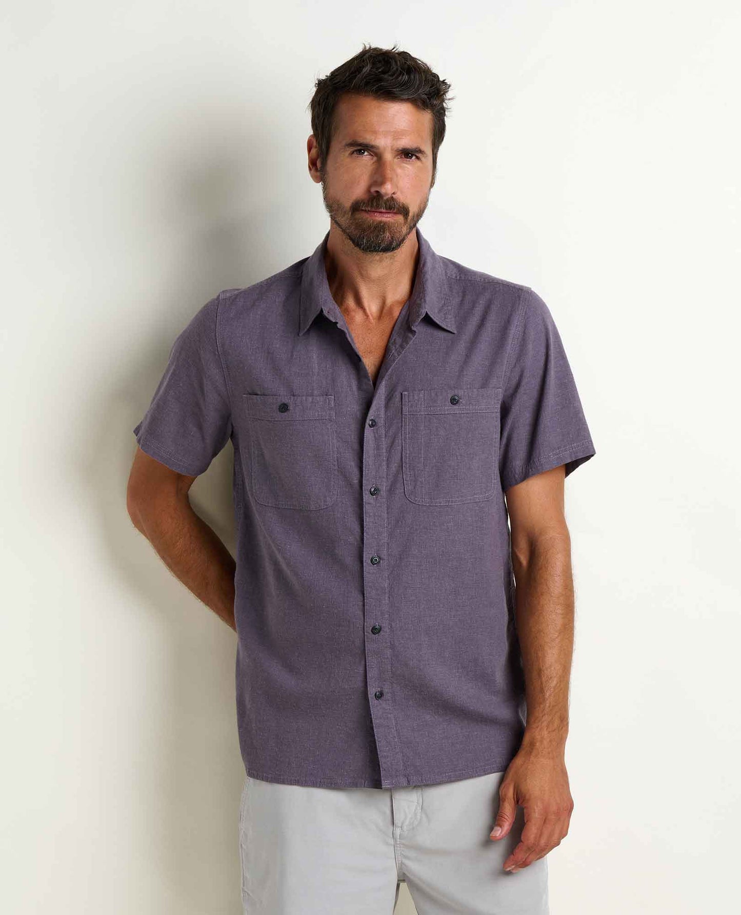 Toad & Co Men's Taj Hemp Short Sleeve Shirt