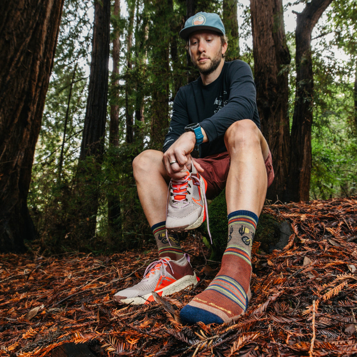 Darn Tough Men's Willoughby Micro Crew Lightweight Hiking Socks product image