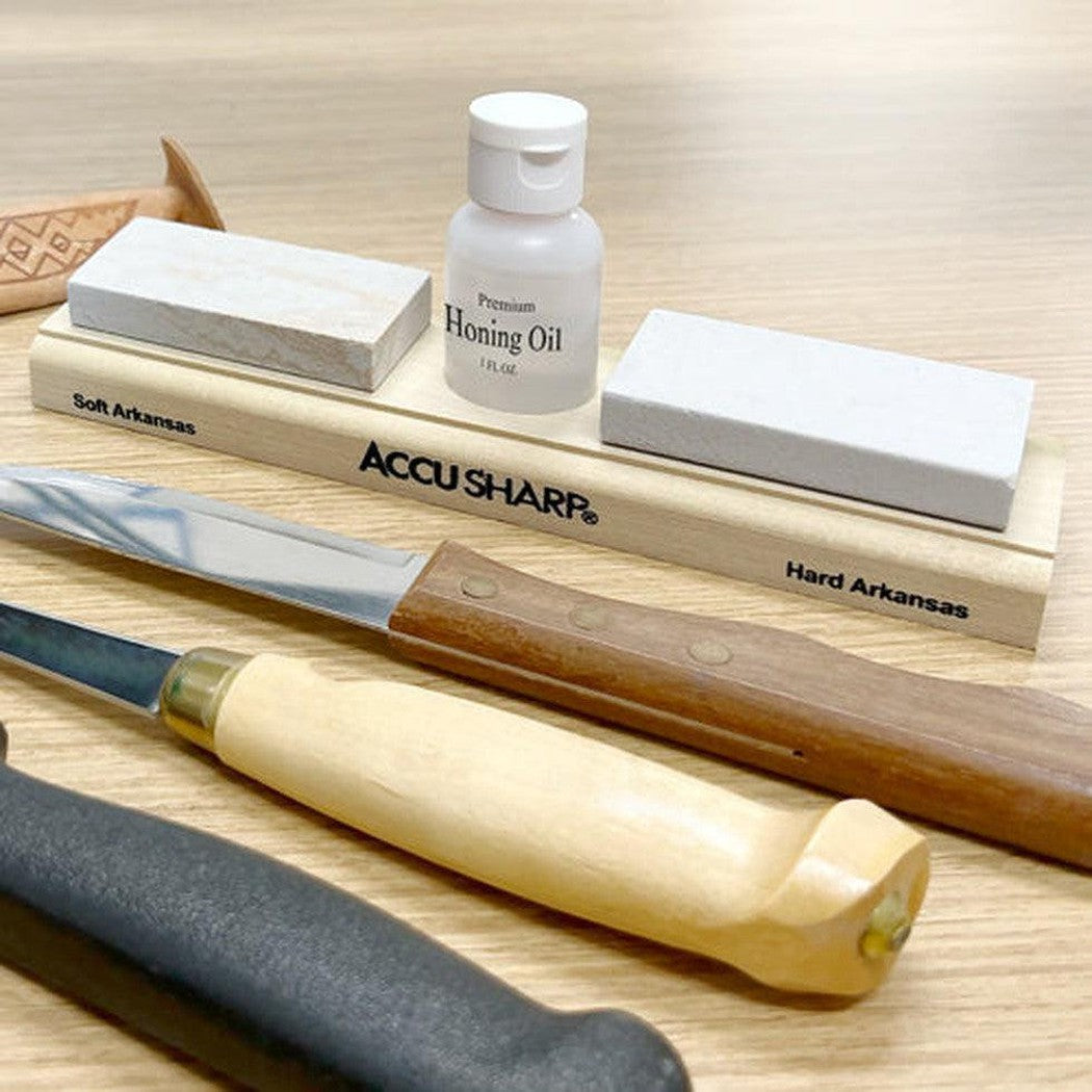 AccuSharp Arkansas Whetstone Combo Kit-Camping - Accessories - Knife & Axe Accessories-AccuSharp-Appalachian Outfitters