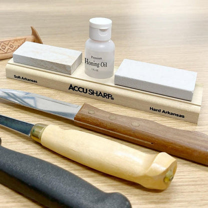 AccuSharp Arkansas Whetstone Combo Kit-Camping - Accessories - Knife & Axe Accessories-AccuSharp-Appalachian Outfitters