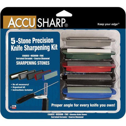 AccuSharp Five Stone Precision Kit-Camping - Accessories - Knife & Axe Accessories-AccuSharp-Appalachian Outfitters