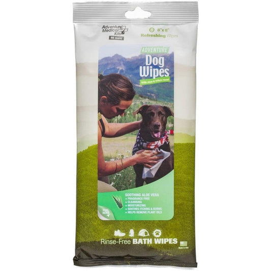 Adventure Dog Wipes 8-pack-Pets - Safety - First-Aid-Adventure Medical Kits-Appalachian Outfitters